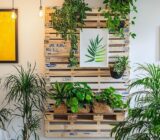 Support to repair the pallets to create a wall: practical guide for original furniture